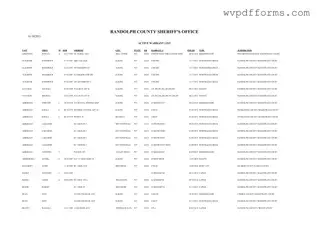 Free Randolph County Wv Template