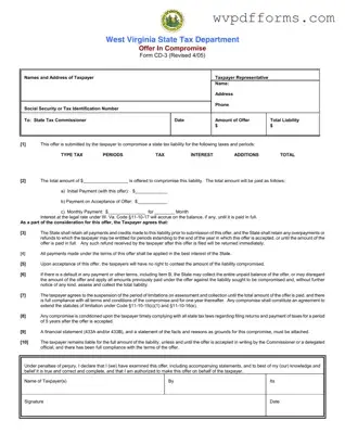 Free West Virginia Cd 3 Template